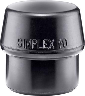 Imagen del producto Martillo de superficie blanda SIMPLEX goma 40mm HALDER
