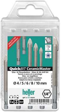 Imagen del producto Juego brocas vidrio CeramicMaster 5 pzas heller
