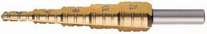 Imagen del producto Broca escalon fresar HSS TiN 4-12mm FORMAT