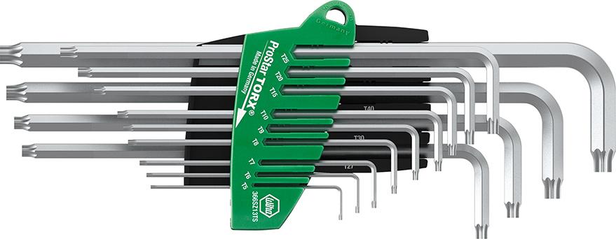 Imagen del producto Jgo llaves Allen T5-T45x mm 13 pzas Wiha