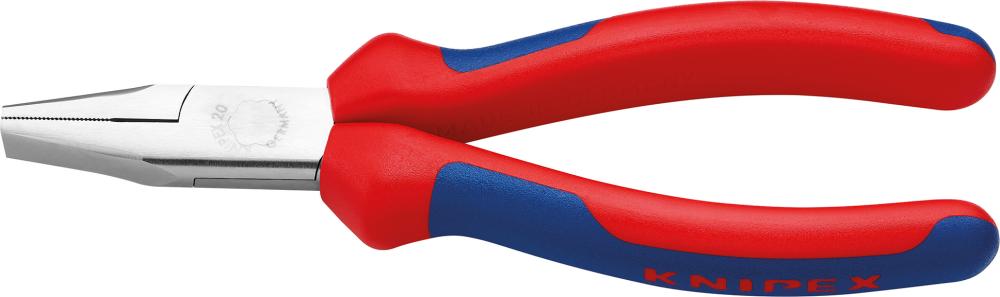 Imagen de ALICATE DE PUNTA PLANA CROMADO KNIPEX | MANGOS CON REVESTIMIENTO PVC