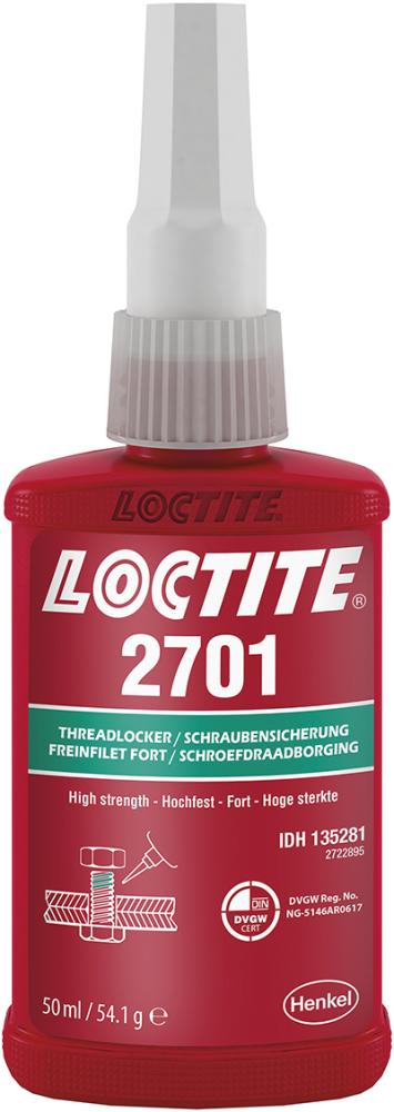 Imagen del producto Sujeción del tornillo LOCTITE 2701 botella 50mlHenkel