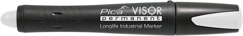 Imagen del producto Rotulador permanente VISOR industrial blanco Pica