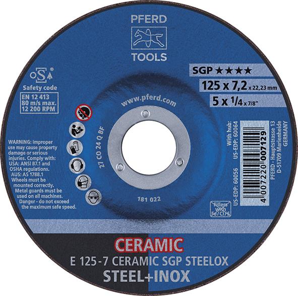 Imagen del producto Disco desbaste acodado CO24QSG 115x7,2mm PFERD