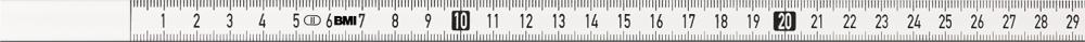 Imagen de CINTA MÉTRICA BLANCA 5MX13MM AUTORRETENTIVA LNR-SK BMI