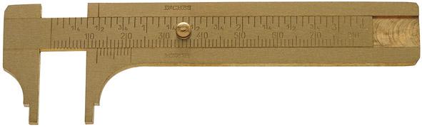 Imagen de PIE DE REY PEQUEÑO LATÓN 80MM REBAJADO FORTIS