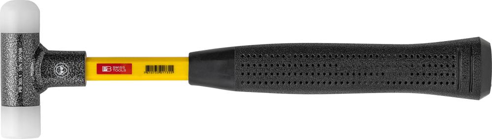 Imagen de MARTILLO BLANDA CON MANGODE FIBRA DE VIDRIO SIN CONTRAGOLPE 32MM PB SWISSTOOLS