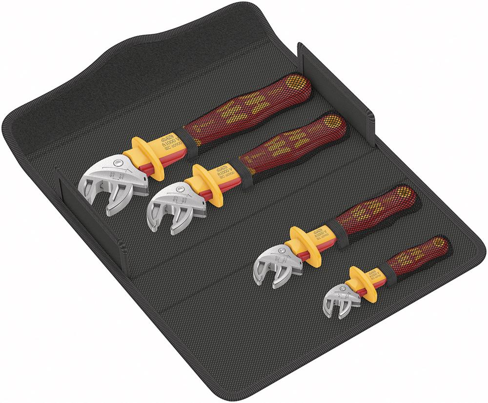 Imagen del producto Jgo. llave de boca Joker autoajustable VDE 4 uds. 7-19mm Wera
