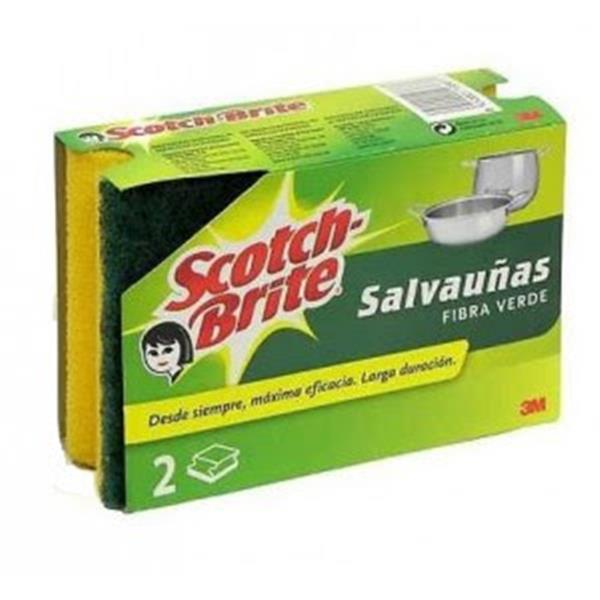 Imagen del producto ESTROPAJO SALVAUÑAS VERDE PACK SCOTH-BRITE DUPLO