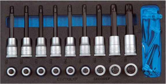 Imagen de MÓDULO HTA CT1/3 PUNTAS DE DESTORNILLADOR TORX GEDORE