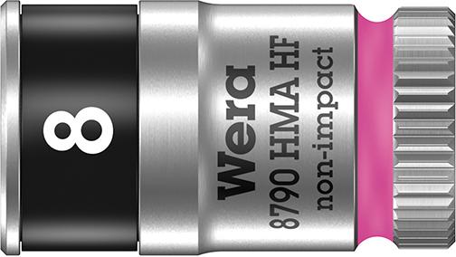 Imagen de VASO DE LLAVE DE VASO CONFUNCIÓN RETENCIÓN HEX LARGO 1/4" 8X MM WERA