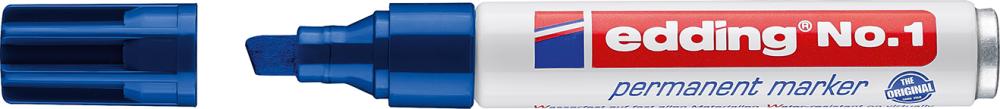 Imagen de ROTULADOR PERMANENTE 1 AZUL EDDING