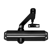 Imagen del producto CIERRAPUERTAS CREMALLERA ARTICULADO NEGRO RAL9005 EN-2/3/4/5