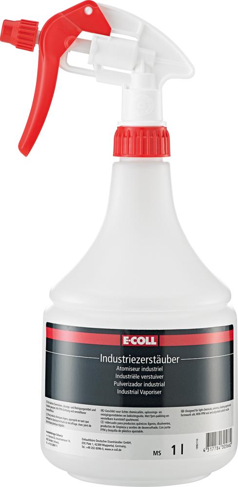 Imagen del producto Pulverizador manual industrial con tobera de plástico 1l vacío E-COLL