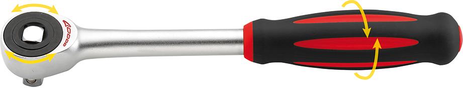 Imagen de CARRACA MANGO GIRATORIO 1/4" 60 DIENTES 185MM FORMAT