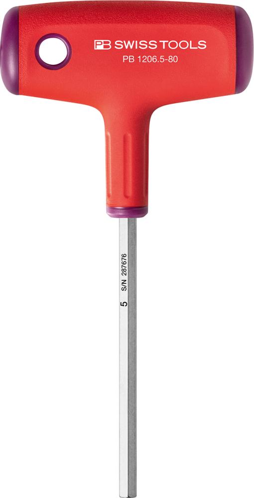 Imagen de DESTORNILLADOR MANGO EN T5X80MM PB SWISS TOOLS