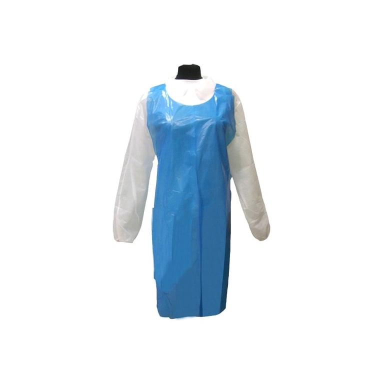 Imagen del producto DELANTAL DESECHABLE AZUL PLASTICO (1000UN)