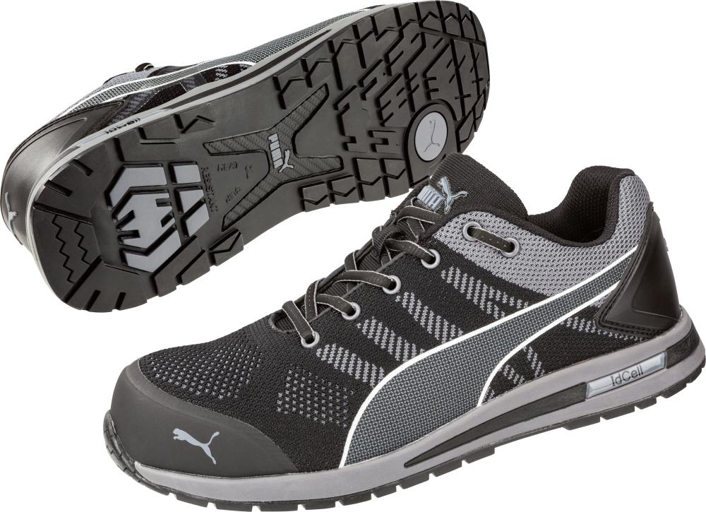 Imagen del producto Zapatos de Seguridad PUMA Elevate Knit Low 643160 S1P ESD HRO SRC Negro/Gris