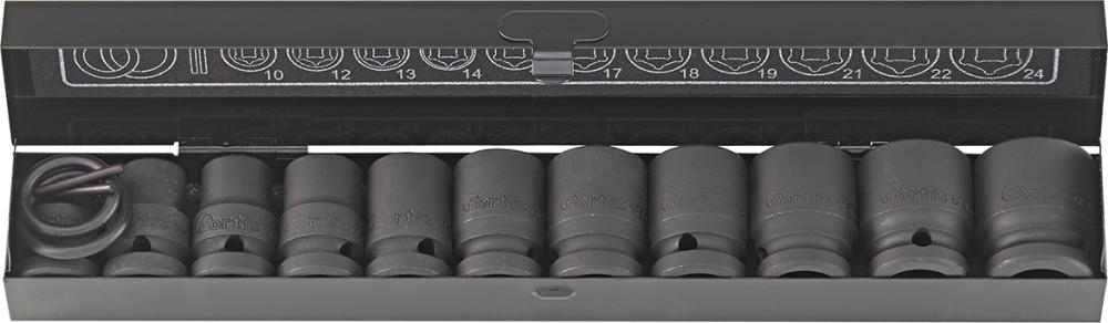 Imagen de JGO VASO LLAVE JGO LLAVESVASO 1/2" 15 UNIDADES FORTIS