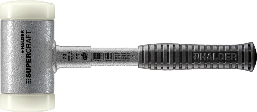 Imagen del producto Martillo nylon tubo de acero 70mm inox. Ha lder