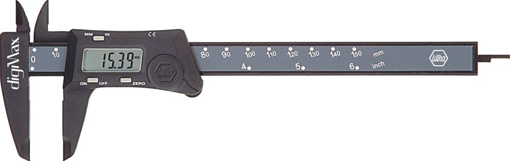 Imagen del producto Pie de rey dIgiMax no metálico 150mm/0,01mm Wiha