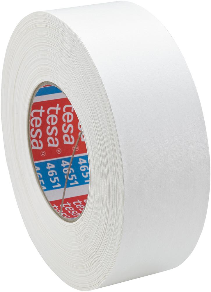 Imagen de CINTA ADHESIVA TELA 4651-08 PLASTIFICADA 25MMX50M BLANCO TESA