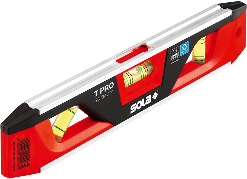 Imagen de NIVEL DE BURBUJA DE PLÁSTICO TORPEDO T-PRO T-PRO LARGO 23 CM