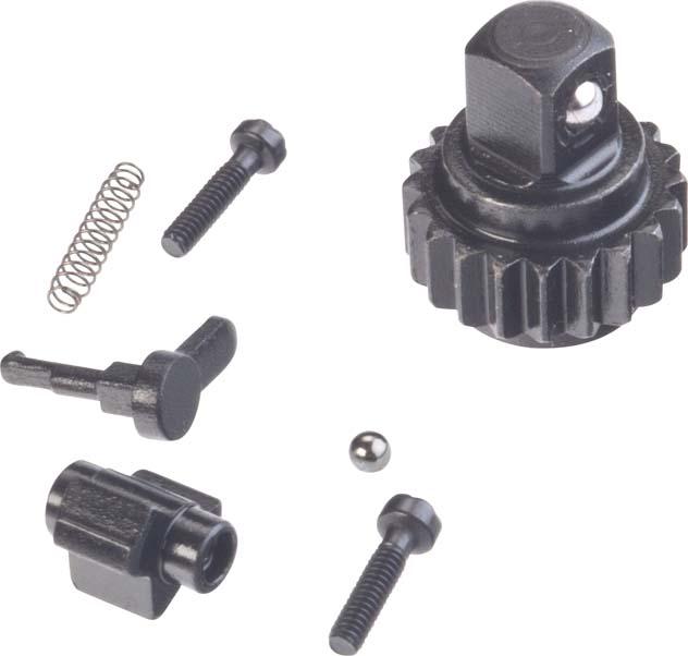Imagen del producto Jgo reparación rueda carraca para carracas conángulo de actuación 18º 20 dientes 1/4" HAZET