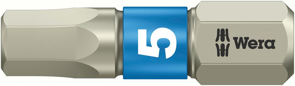 Imagen de PUNTA INOXIDABLE 1/4" DIN3126C6,3 HEMBRA HEX 5X25MM WERA