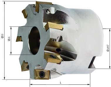 Imagen del producto Portacuchillas áng. 90º Z6 refrigeración interna D40mm para APKT10