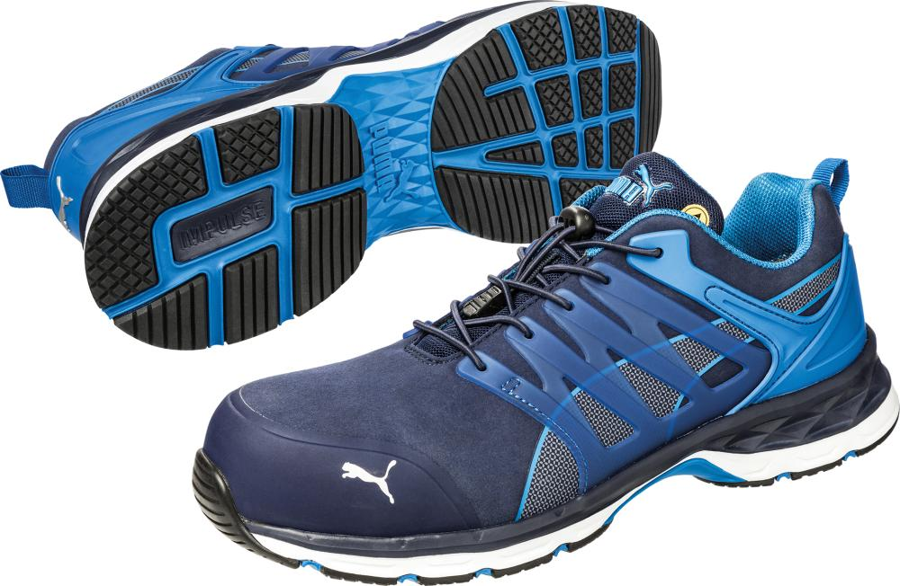 Imagen del producto Zapatos de Seguridad PUMA Velocity 2.0 Blue Low 643850 S1P ESD HRO SRC Azul