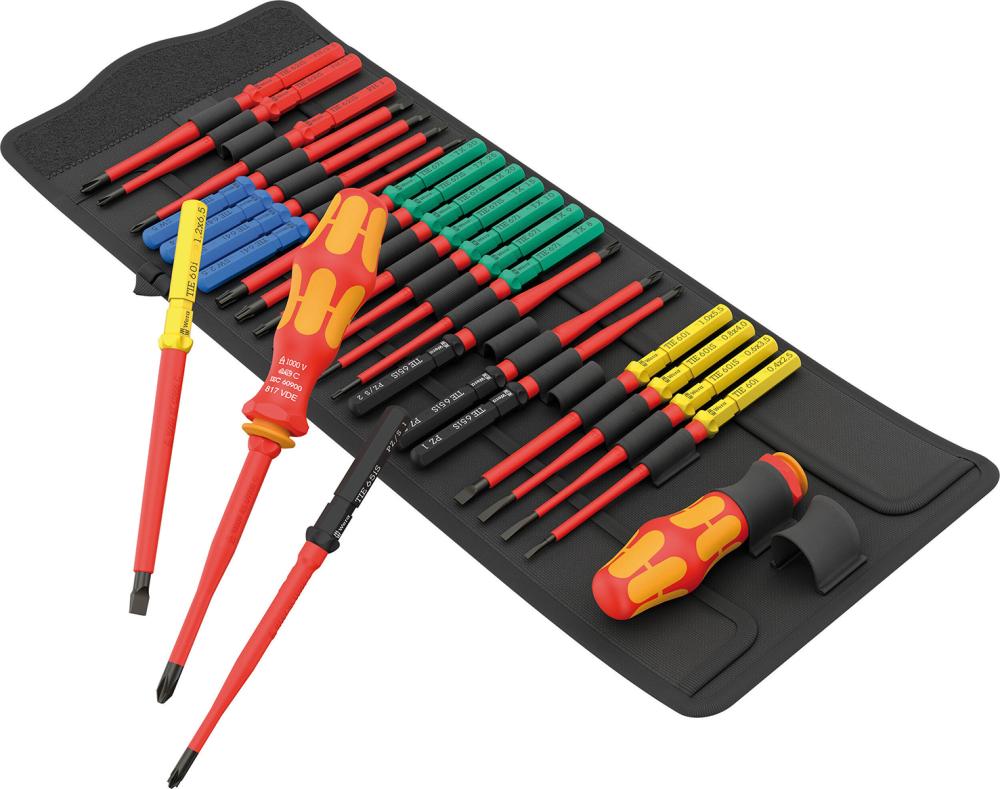 Imagen de JUEGO DE VARILLAS INTERCAMBIABLES KRAFTFORMKOMPAKT VDE 26 PIEZAS VDEBIG PACK WERA