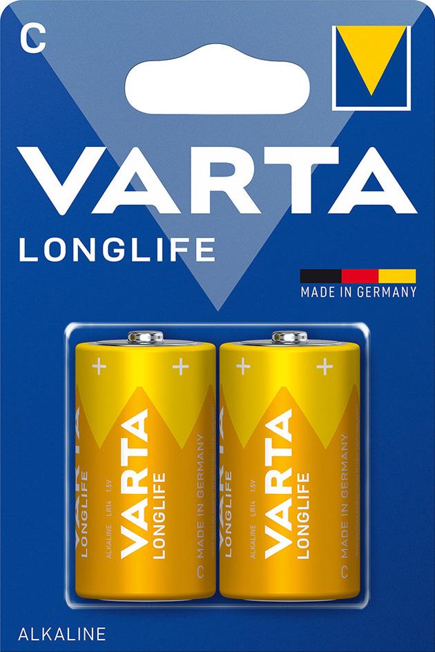 Imagen de PILA LONGLIFE VARTA C BLÍSTER DE 2