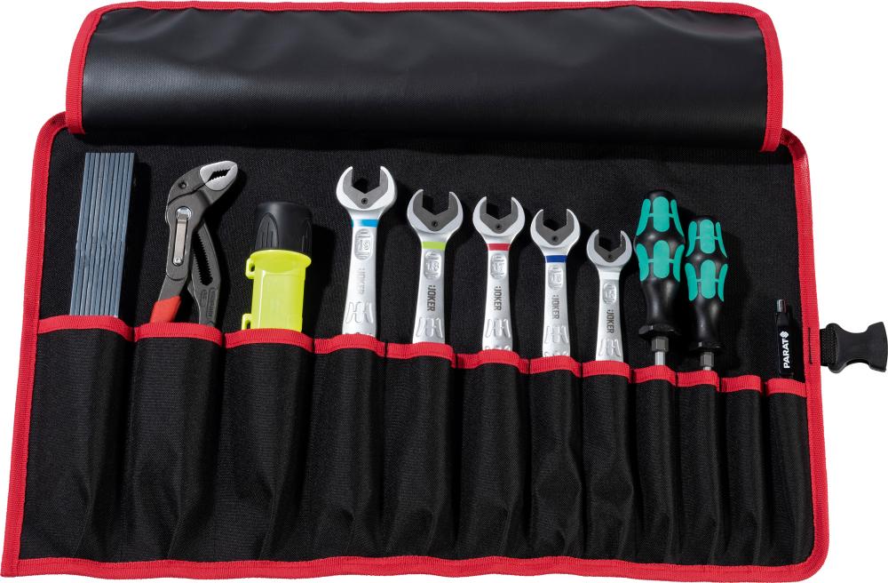 Imagen del producto Bolsa de htas enrollable 540x330mm 12 compartim. PARAT