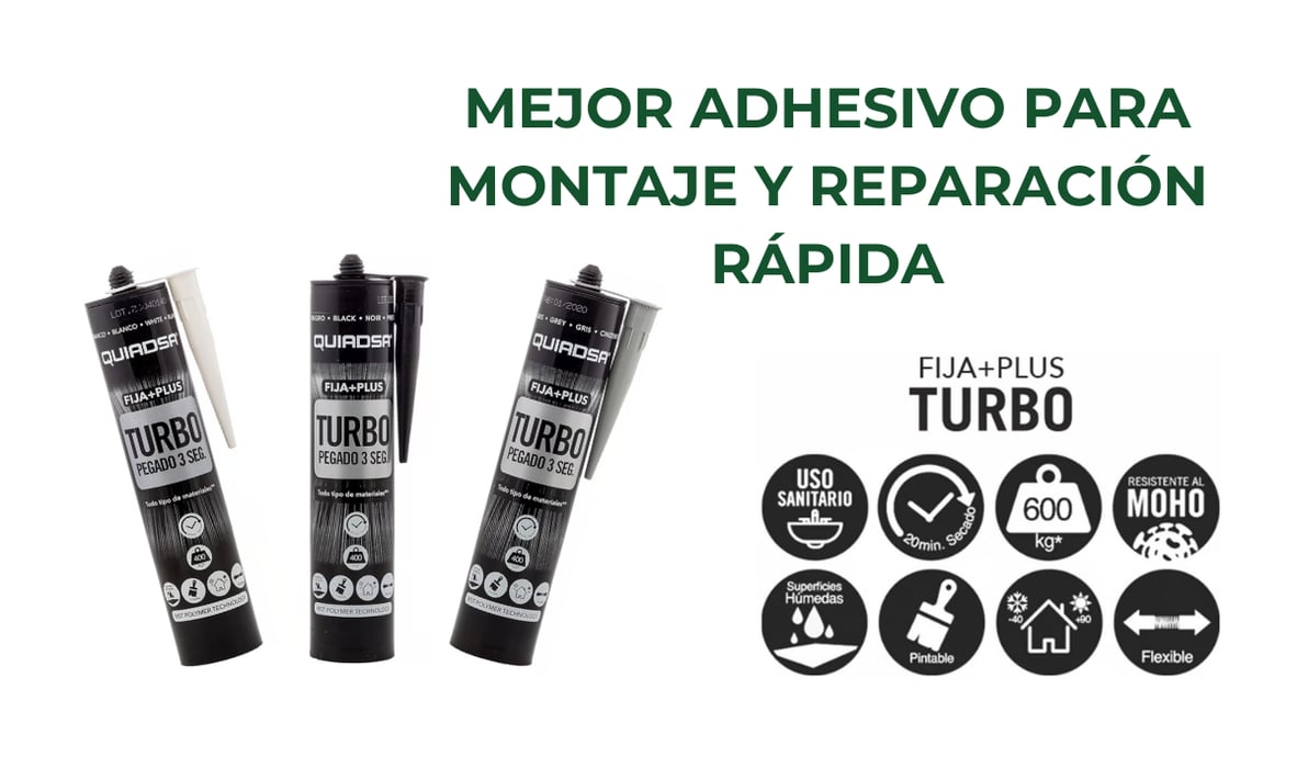 Fija Plus Turbo Adhesivo Polimérico