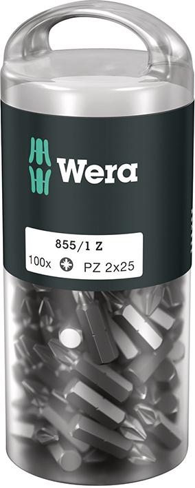 Imagen de PUNTA 1/4" DIN3126E6,3 PZ2X25MM PACK 100 U WERA