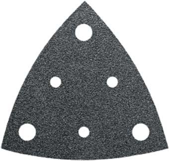 Imagen del producto Hoja de lija triangular perforado, 80mm K40 Fein U.E. = 5 unidades