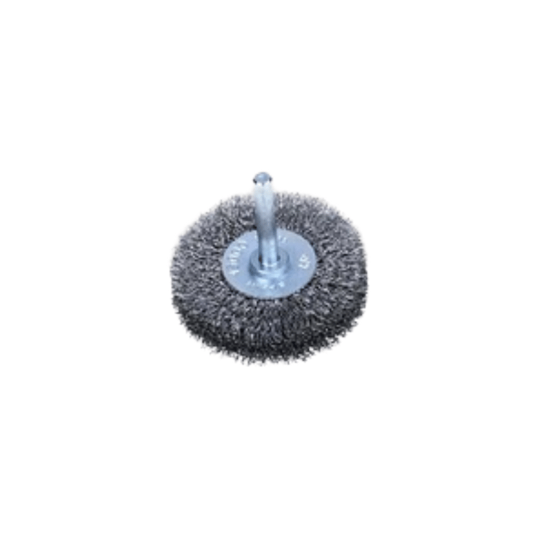 Imagen del producto CEPILLO DISCO PARA TALADRO 100MMX0.30 INOX ESPIGA 6MM