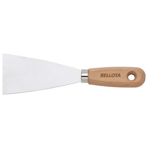 Imagen del producto ESPATULA INOX 60 MM. MANGO DE MADERA