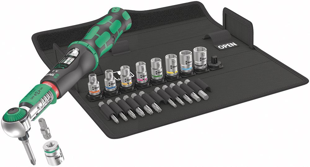 Imagen del producto Jgo. llave dinamométrica Safe-Torque 23 piezas 2-12Nm 1/4" portapuntas Wera
