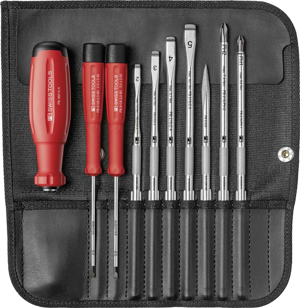 Imagen de JUEGO DE VARILLAS INTERCAMBIABLES 10 UNIDADES PB SWISS TOOLS