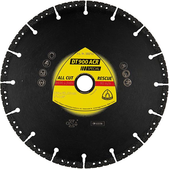 Imagen del producto Disco de corte diamantadoDT 900 ACR Special 125x2,8X22,23mm KLINGSPOR