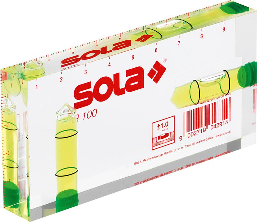 Imagen de NIVEL BURBUJA PEQ. R100 10 CM SOLA