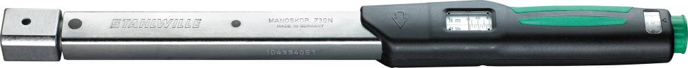 Imagen de LLAVE DINAMOMÉTRICA 730N/12 25-130NM 14X18MM STAHLWILLE