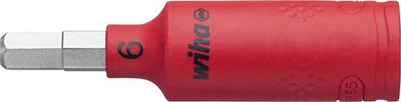 Imagen del producto Punta para destornillador1/4" hembrahexagonal VDE 6x65mm Wiha
