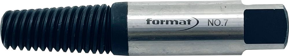 Imagen de EXTRACTOR DE TORNILLOS CROMO VANADIO NÚMERO 7 FORMAT