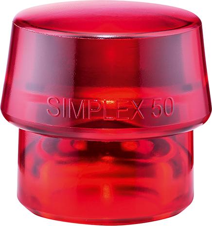 Imagen de MARTILLO DE SUPERFICIE BLANDA SIMPLEX PLÁSTICO 50MM HALDER