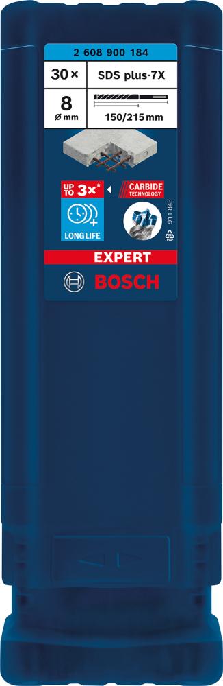 Imagen del producto Broca percut. SDS-plus 7x8x150x215mm 30St EXPERT Bosch