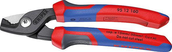 Imagen de CIZALLA PARA CABLE CON MANGO VARIOS COMPON. DE 160MM CABEZA DELGADA KNIPEX