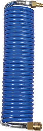 Imagen de MANGUERA EN ESPIRAL PA AZUL CON ACOPLAMIENTO Y CONECTOR AN7,2 8X6MM, 5M RIEGLER
